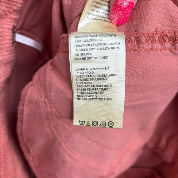 NWT Free People Ray Corduroy Mini Skirt in Myrrh Size 12 - Picture 9 of 10